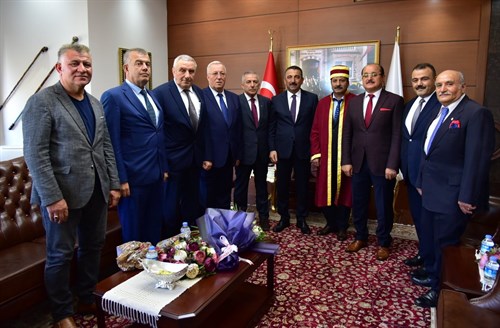 Ahilik Haftası Kapsamında Vali Osman Hacıbektaşoğlu'na Ziyaret