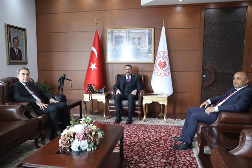 Milli Eğitim Bakanlığı Müfettişlerinden Vali Osman Hacıbektaşoğlu’na Ziyaret
